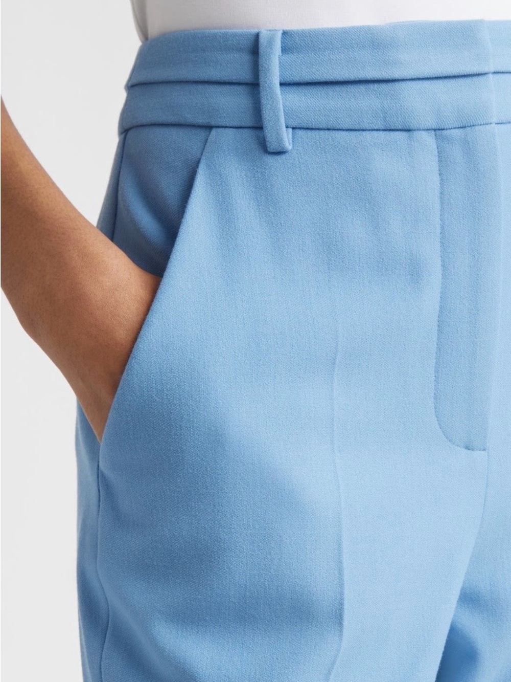 Veronica Beard Melvin Pants in Jasper Blue Size 4 - Picture 4 of 11
